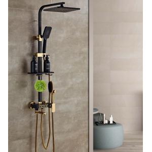Buy cheap Black Golden Copper 314SUS Intelligent Shower Faucet With Button from wholesalers