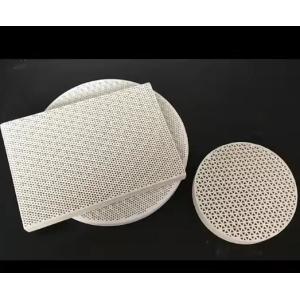 Buy cheap High Strength 50-200 Mm Cordierite Porous Infrared Honeycomb Ceramic Plate For Burner Thermal Shock Resistance from wholesalers