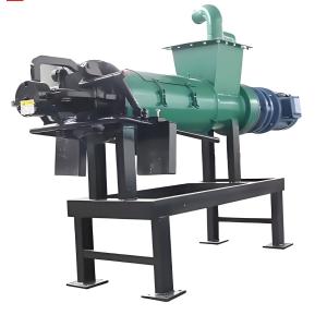 Efficient Animal Waste Spiral Conveyor Solid Liquid Separator