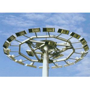 Buy cheap 55m Hot dip galvanization ourdoor High Mast Pole for seaport lighting from wholesalers