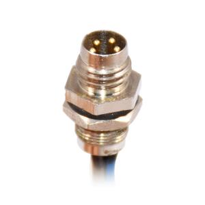 Buy cheap Front Mount Back Mount Panel Mount M8 Socket Connector With Wires 3pin Female With Pigtail from wholesalers