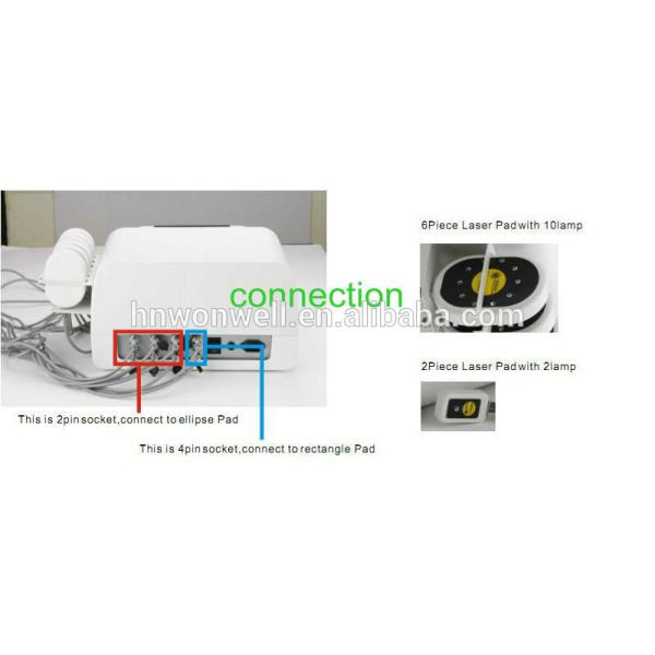 lipo laser slimming machine each packed in a aluminum box with foam around, it's very sa
