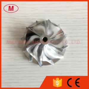 Buy cheap RHF5 43.40/56.00mm 6+6 blades High performance turbo milling/aluminum 2618/billet compressor wheel for VF46/VF44/VF45 from wholesalers
