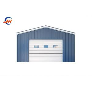 Main Structure Section Coulmn Steel Frame Workshop for Green Color Garage in