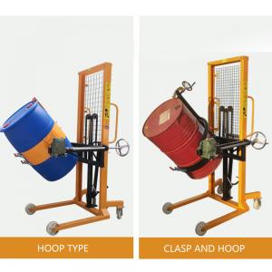 China 800mm  Stacker 520kg Hydraulic Drum Lifter Transporter Device on sale
