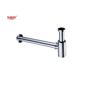 China Lavatory Siphon Bathroom Wash Basin Drainage Chrome OEM on sale