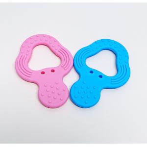 Buy cheap Strawberry Silicone Nitrosamine Free 3 Month Baby Rubber Teether from wholesalers