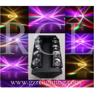 Buy cheap LED 8 * 10W RGBW 4 in 1  Moving Head Wash Light Tri LED Spider DJ Lighting Fixtures from wholesalers