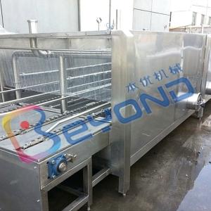 Buy cheap CE Standard 800pcs/H Dairy  Industrial Plastic Crate Washing Machine from wholesalers