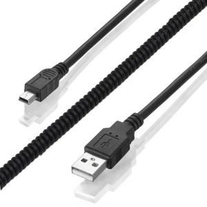 Buy cheap High Quality Spring Coiled Data Charging Mini USB 2.0 Extension Charger Cable for Camera PS3 Camera from wholesalers