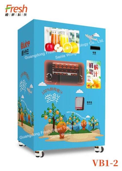Buy cheap fruit juice machine 240V 110V 50 Hz 60Hz fresh orange juice vending machines for hot sale with automatic cleaning system from wholesalers