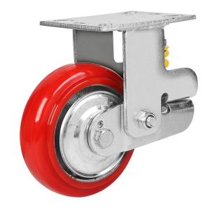 Buy cheap Heavy Duty Caster PU Wheel Iron Core with Shock Absorption and Customized Request from wholesalers