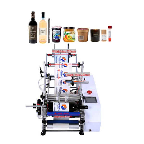 Electric Driven Desktop Semi Automatic Labeling Machine for Round Glass Plastic