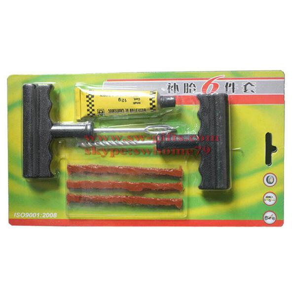 Quality 2017 New Car Tire Repair Tool Kit For Tubeless Emergency Tyre Fast Puncture Plug Repair Block Air Leaking For Car Truck for sale