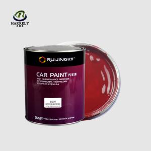 Transparent 1K Acrylic Car Paint Red Metallic Automotive Refinish OEM