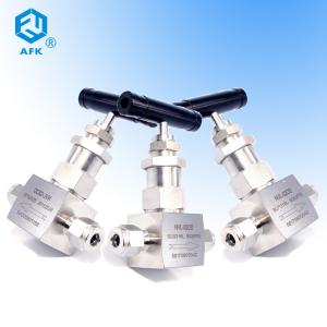 6000psi SS304 Double Ferrule High Pressure Needle Valve 1/4" NPT