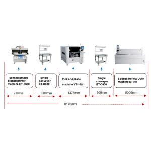Buy cheap 500mm MAX SMT PCB Making Machine flight vision recognition camera SMT Mounter from wholesalers