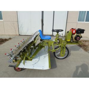 China Row Space 300mm Paddy Rice Transplanter Machine 6 Rows With Diesel Engine on sale