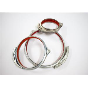 Buy cheap Galvanized Quick Release Duct Hose Clamps With Gasket from wholesalers