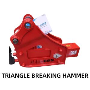Buy cheap YTB68 Top Type / Triangle Hydraulic Breaker Hammer 68 Chisel for 4-8 Tons Excavator from wholesalers