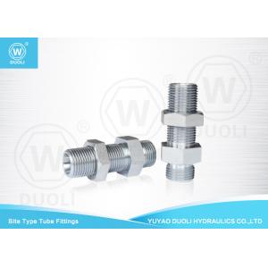 Buy cheap Bite Type Hydraulic Bulkhead Fittings Adapter 6D Metric Thread 24 Degree H.T. from wholesalers