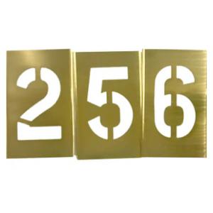 Buy cheap Custom Adjustable Brass Interlocking Stencil Letter And Figure from wholesalers