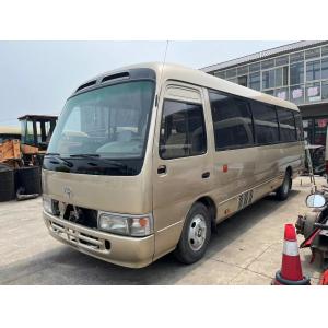 China 2013 Year 23 Seats Used Toyota Coaster Bus With 1Hz Diesel Engine New Paint on sale
