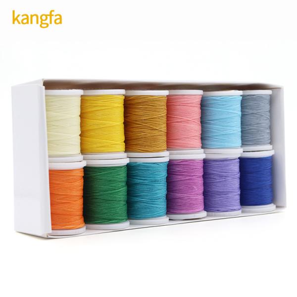 Buy cheap Polyester/ Waxed Kangfa 150d Sewing Thread 0.8mm 50 Meters Customized for Hand Sewing from wholesalers