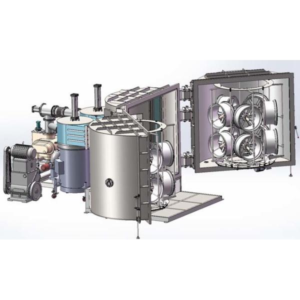 Buy cheap PVD Hard Chrome Plating Machine , Strong Adhesion Film On Automotive Wheel / Hub, Car wheels PVD chrome plating Machine from wholesalers