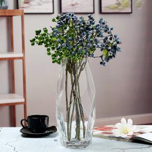 Polished Tabletop Rectangular Decorative Glass Vases With Phnom Penh Tall