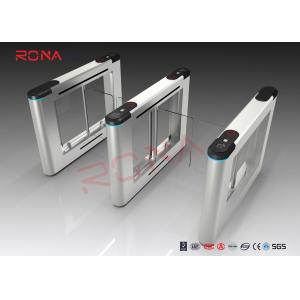 Fastlane Swing Barrier Gate Silver Polishing With Dry Contact Interface