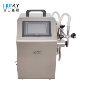 Buy cheap Portable Desktop Liquid Filling Machine With Piston Pump from wholesalers