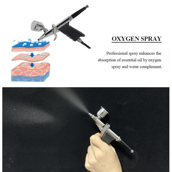 CE Approval Oxygen Jet Peel Machine , 9 In 1 Microdermabrasion Wrinkle Removal Skin Whitening