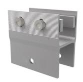 Natural Silver Ground Mount for Solar Panel Installation Pre-assembled and Customization