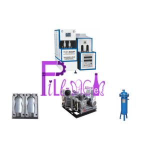 1 L Semi Automatic Pet Blowing Machine , Stretch Blow Moulding Machine 1200bph