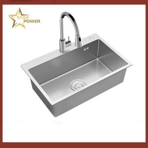 Buy cheap Hand Sanded Surface Smooth Without Rough Stainless Steel kitchen Sink from wholesalers