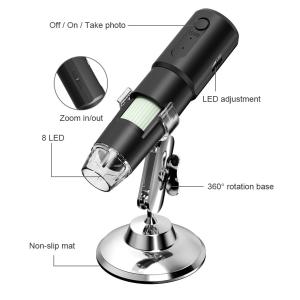 1000X Wifi Electron 480P USB Camera Microscope
