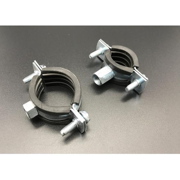 Quality Wholesale EPDM Rubber Pipe Clamps with Two Sides Screws for sale
