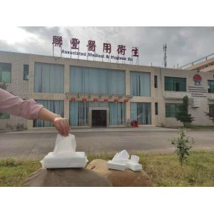 Buy cheap 80pcs 50G 100% Viscose Plain Disposable Dry Wipes No Irritating No Residue from wholesalers