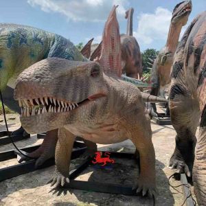 Buy cheap Sunproof Realistic Animatronic Dinosaur 4m Dimetrodon Statue For Theme Park from wholesalers