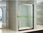 Buy cheap Shower room In-line two sliding shower cabin,hanging rollers shower door,Stainless Steel Glass shower units sale from wholesalers