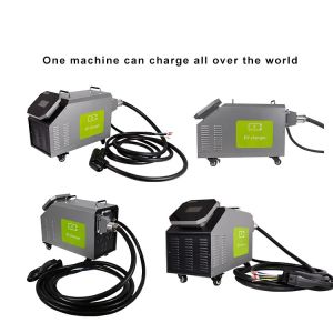Buy cheap 3in1 DC portable ev charger 7kw output 200-750V 20A OEM ODM fast ev charger portable from wholesalers