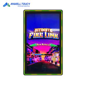 Side Edge LED Bezel 400 Nits PCAP Touch Monitor 5MS Response with Scratch