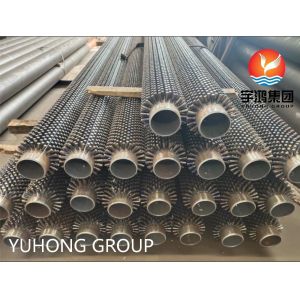 Buy cheap ASTM A335 P9 Chromium-Molybdenum Alloy Studded Finned Tubes for High-Temperature Furnace Applications from wholesalers