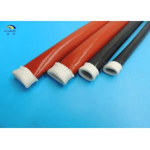 Buy cheap Insulation Expandable Braided Sleeving High Temperature Fiberglass Sleeving Coated Silicone from wholesalers