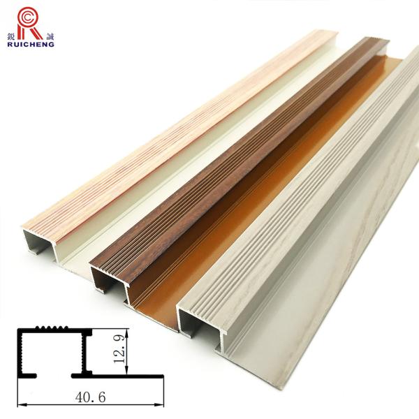 Quality Bullnose Aluminum Step Edge Trim Anodized Extruded Aluminum Stair Nosing for sale