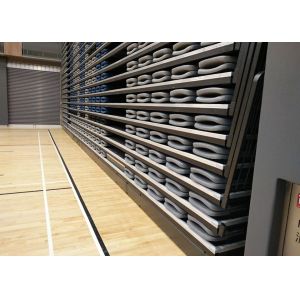Buy cheap Timber / Polymer Backrest Retractable Theater Seating Modular Grandstands Systems from wholesalers