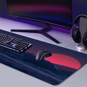 Gaming Style Custom Logo Mouse Pad Printed Desk Mat Extended Anti-Slip Rubber