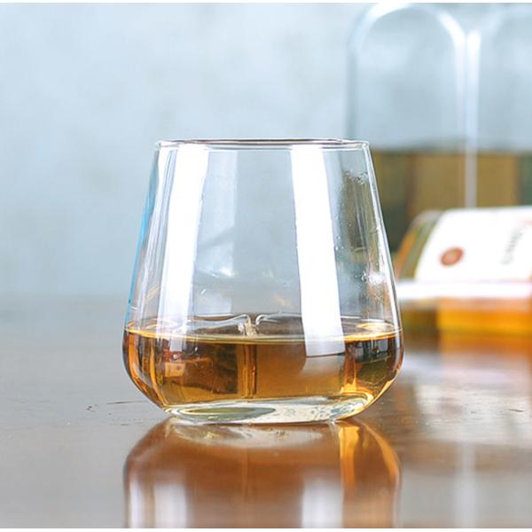 Buy cheap 12oz 360ml Machine Blowing Custom Whiskey Glasses Resisting Shattering from wholesalers