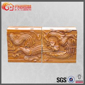 China Mosque Chinese Roof Ornaments Dragon Garden Pavilion Decorative Clay Ridge Tiles on sale
